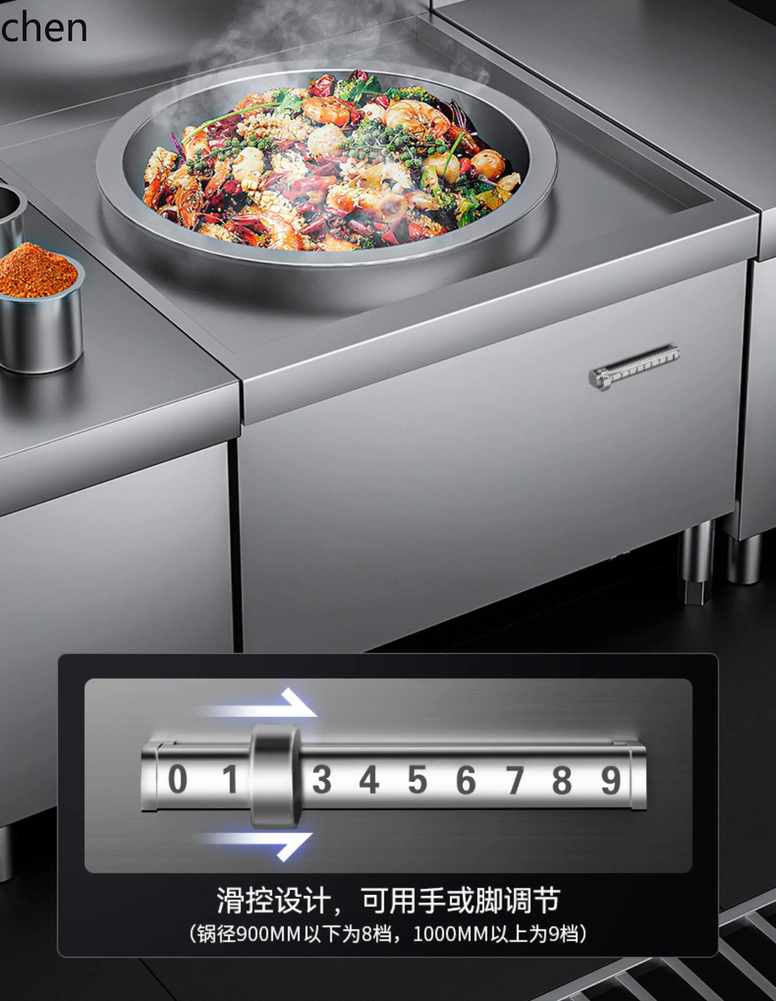 Commercial Kitchen Induction - ZML業務用誘導調理器大型鍋用コンロ米屋厨房機器フライパン用コンロ食堂高出力電磁調理器