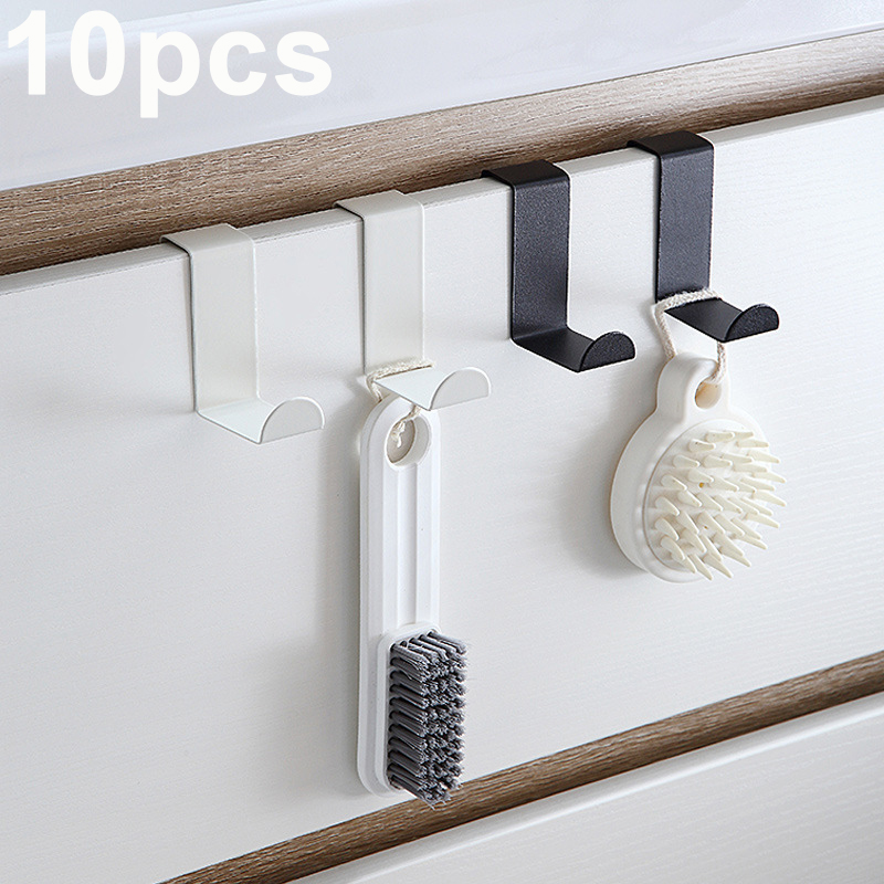 Commercial Kitchen Utensil Holder - Z 字型浴室キャビネットドアフックステンレス鋼ドアリアハンガーキーホルダーコートフックホームキッチンアクセサリーオーガナイザーツール