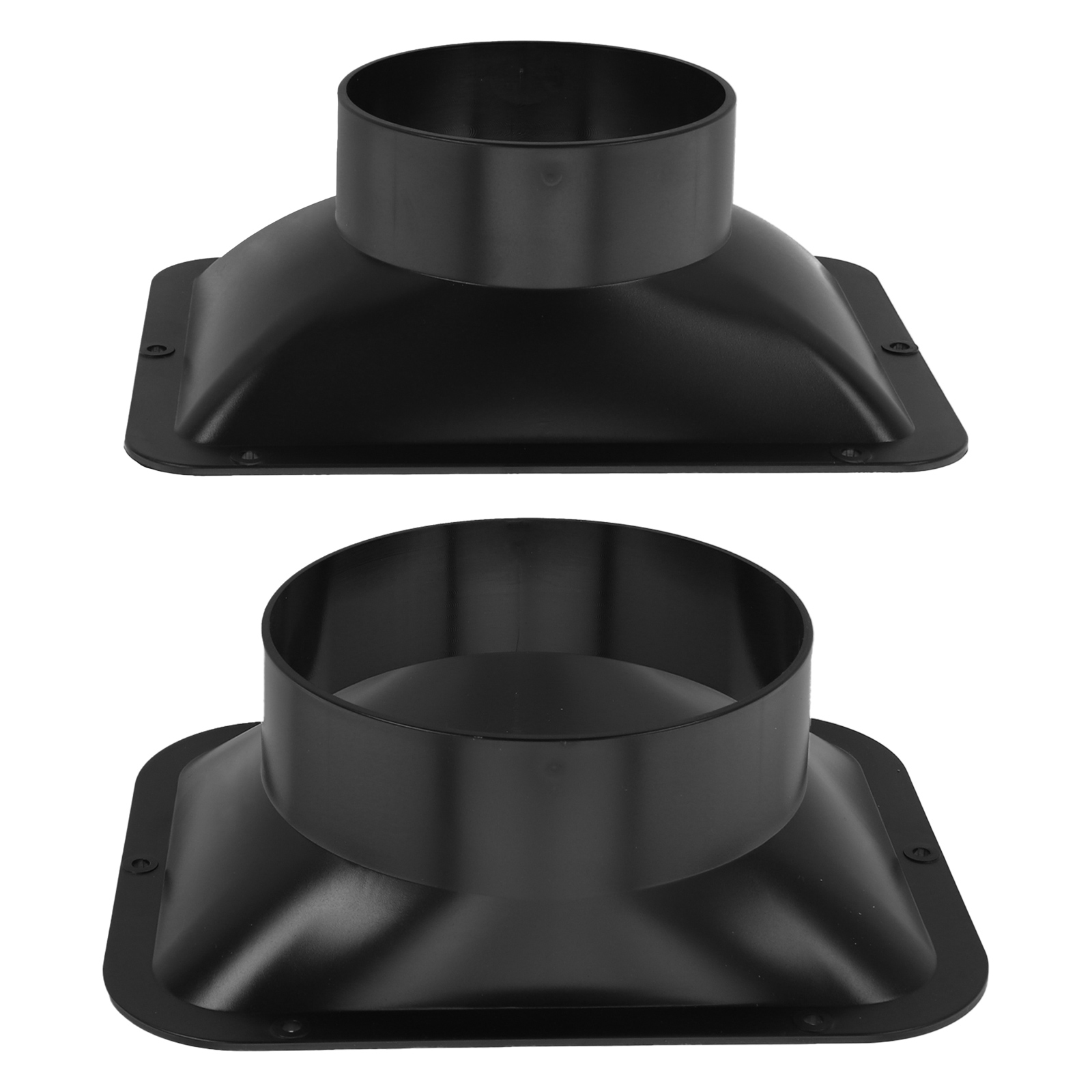 Commercial Kitchen Range Hood - 100/150mm壁フランジ換気コネクター、ロングダクトファンホースアダプターコネクター、キッチンフード換気用換気アダプター