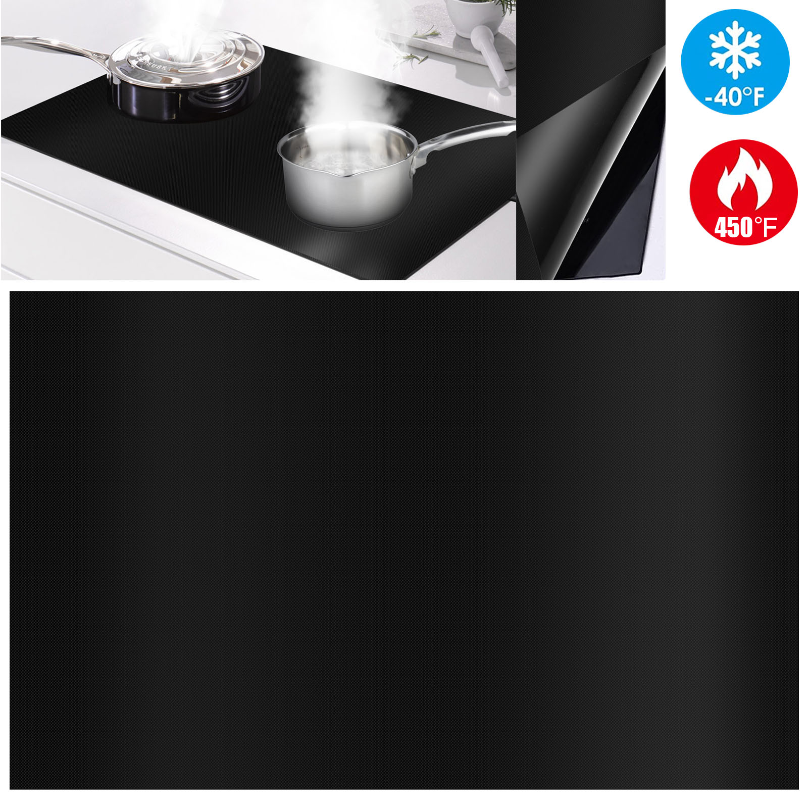 誘導コンロプロテクターマットシリコンクッカーマット誘導調理器 - Commercial Kitchen Induction のレビューと価格