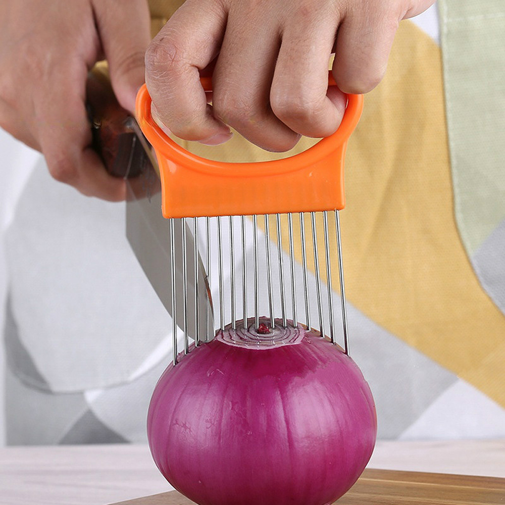 ステンレス鋼のタマネギ針フォーク、野菜フルーツスライサー、ト - Commercial Kitchen Utensil Holder のレビューと価格