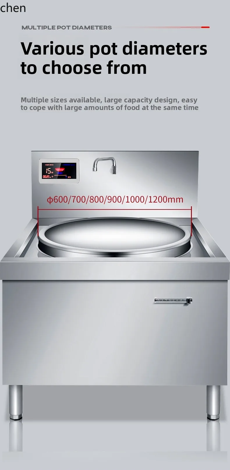 ZML業務用誘導調理器大型鍋用コンロ米屋厨房機器フライパン用 - Commercial Kitchen Induction のレビューと価格