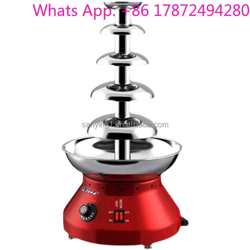 業務用チョコレートファウンテン、5段式電気チョコレートメルテ - Chocolate Fountain Commercial のレビューと価格