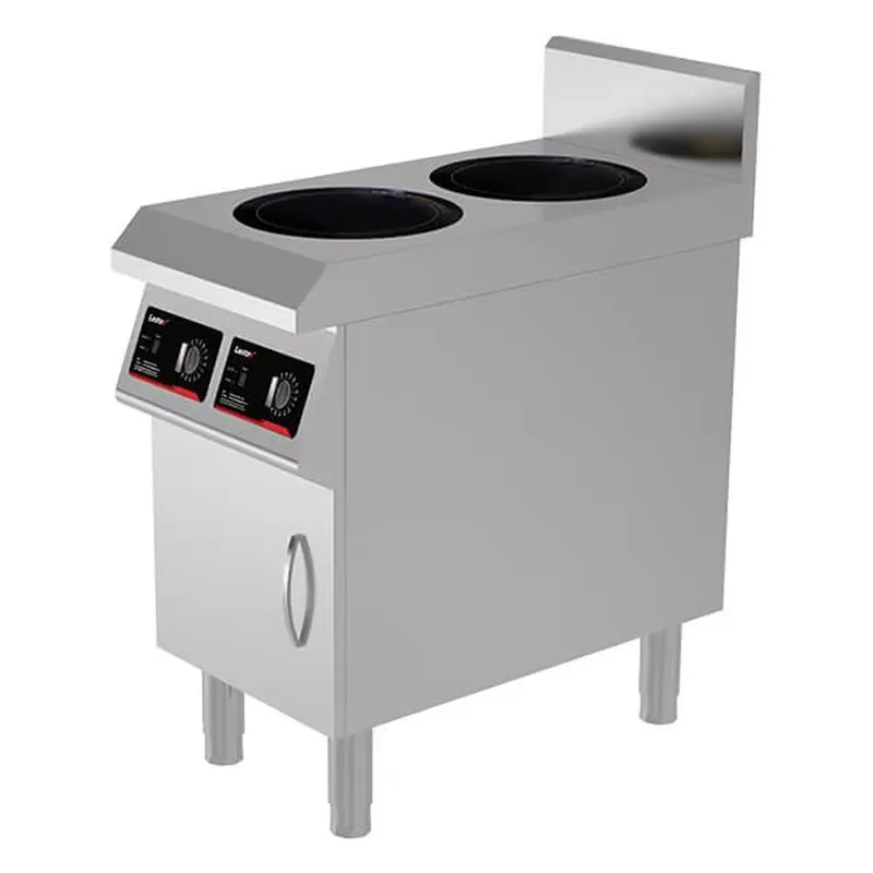 5000W業務用デュアルバーナーIHクックトップ、ステンレス - Commercial Kitchen Induction のレビューと価格