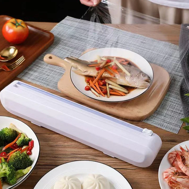 プラスチックカッター、固定箔、食品ラップ、収納ホルダー、キッ - Commercial Kitchen Utensil Holder のレビューと価格