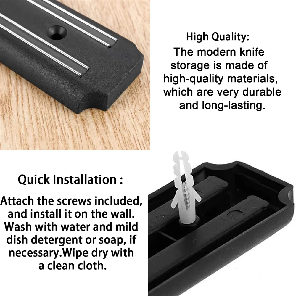 1 個この磁気ナイフストリップスチールナイフバーでキッチンス - Commercial Kitchen Utensil Holder のレビューと価格