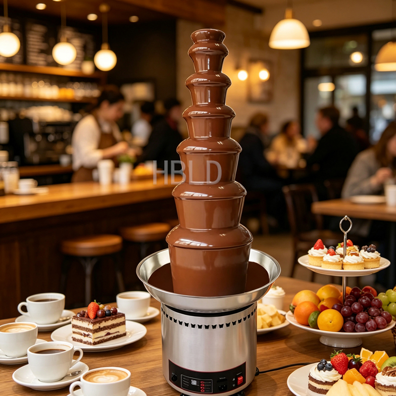 ミニ電気チョコレートファウンテンマシン 4段ステンレス製 業 - Chocolate Fountain Commercial のレビューと価格