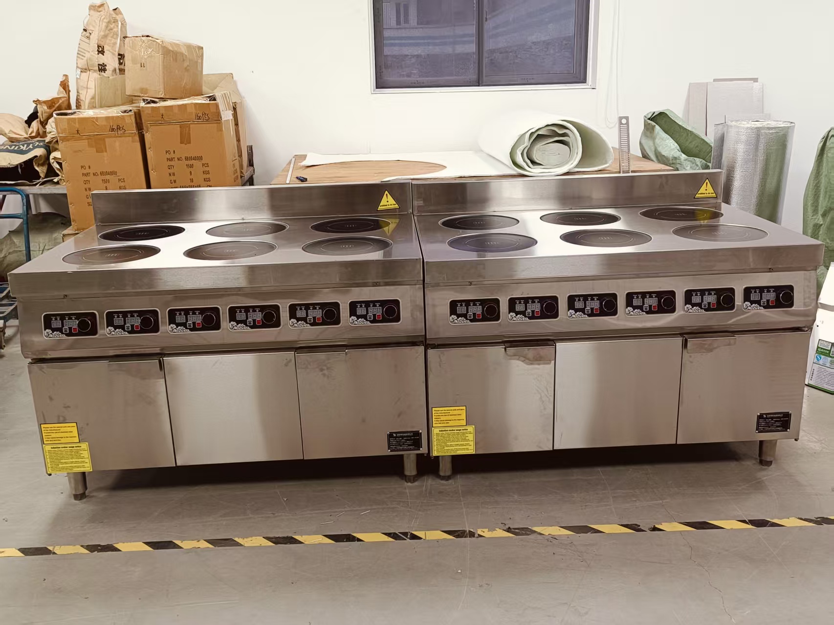 6*2.5/3.5kw レストランカウンター用業務用誘導調理 - Commercial Kitchen Induction のレビューと価格