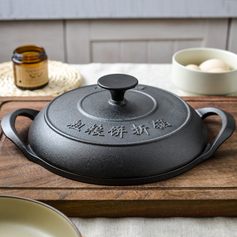 頑丈な本格鋳鉄グリドル、焦げ付き防止フライパン、パンケーキ・ - Crepe Maker Griddle のレビューと価格