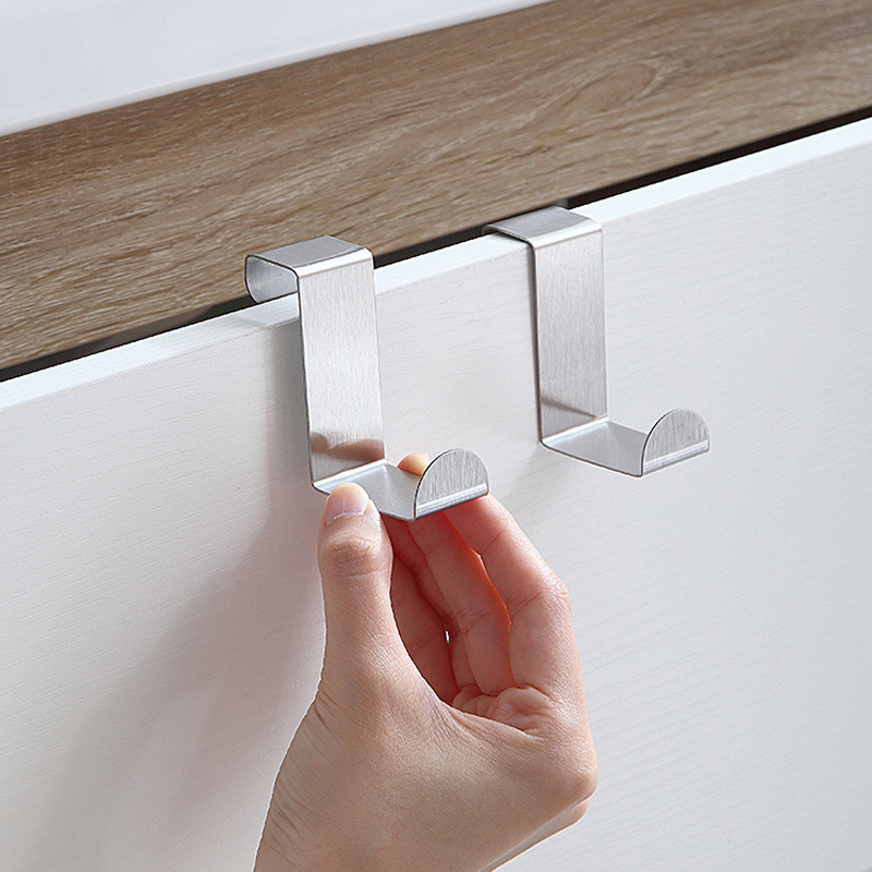 Z 字型浴室キャビネットドアフックステンレス鋼ドアリアハンガ - Commercial Kitchen Utensil Holder のレビューと価格
