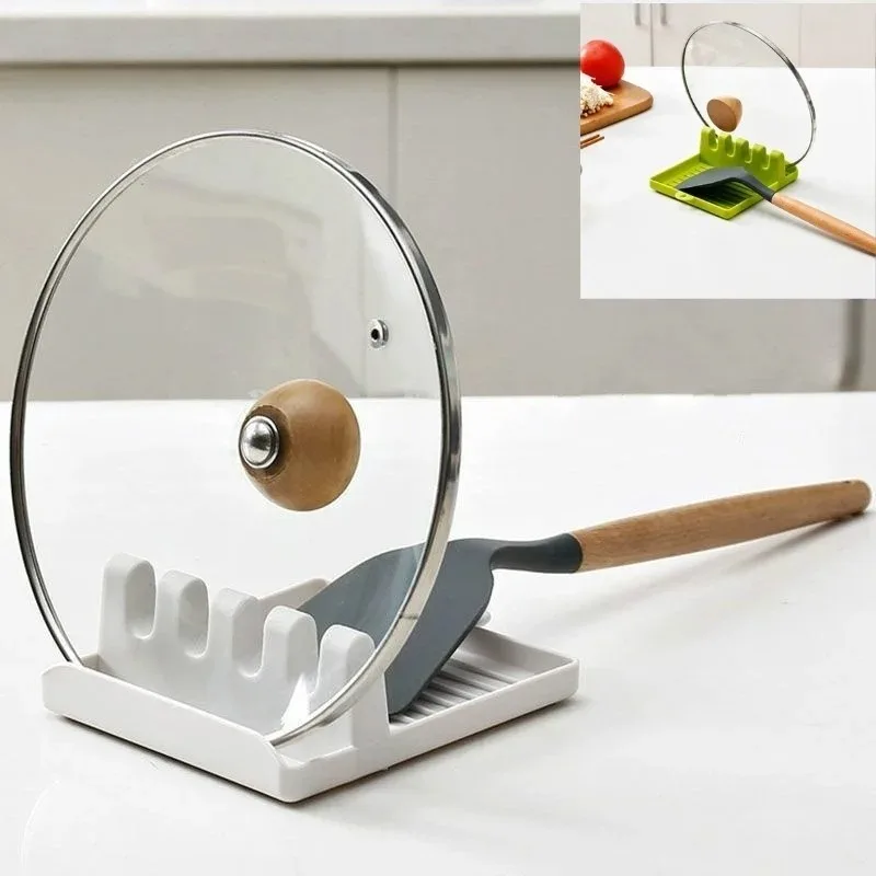パン蓋ホルダーサポートスプーンポットカバーレストヘラスタンド - Commercial Kitchen Utensil Holder のレビューと価格