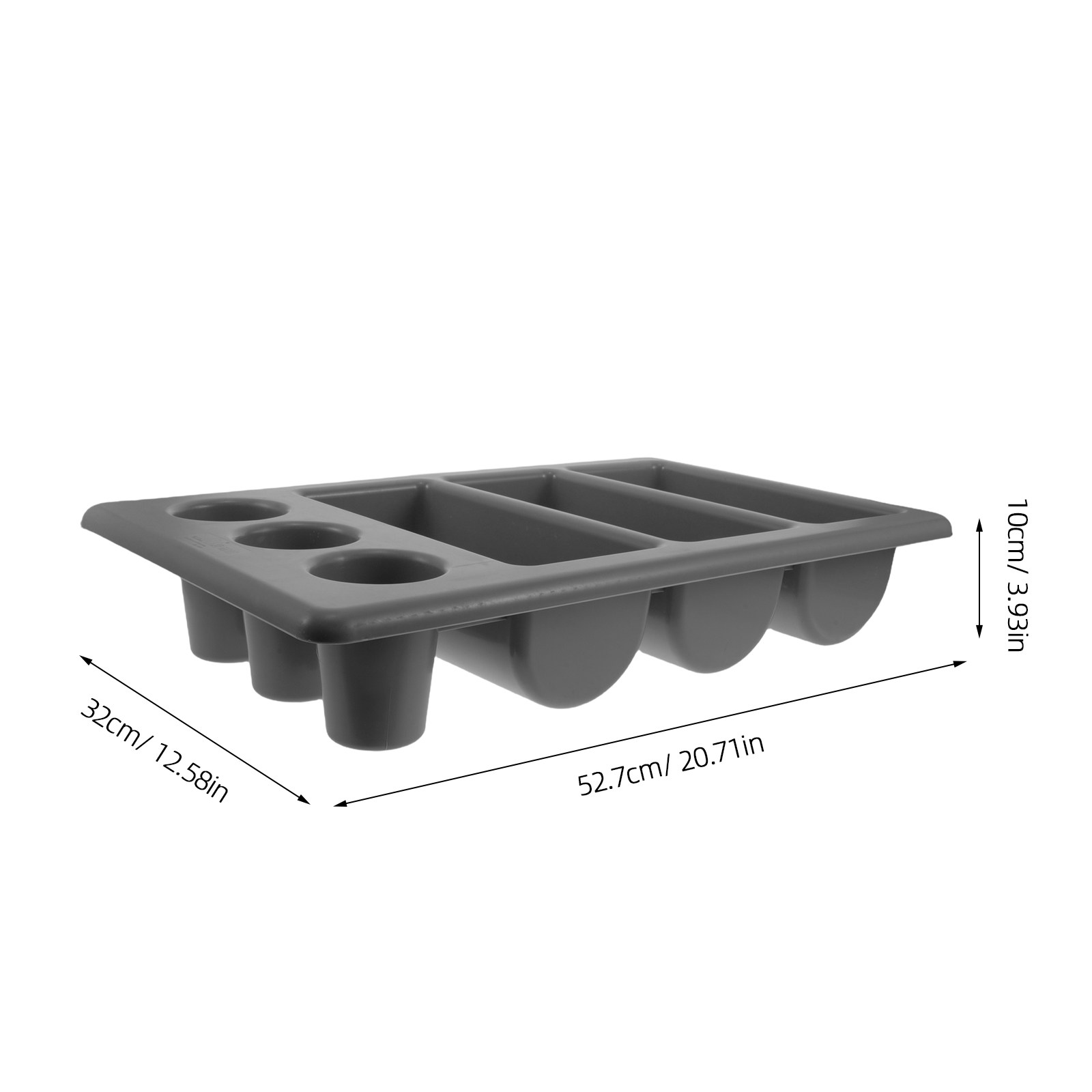 業務用カトラリーホルダー。仕切り付きのプラスチック製カトラリ - Commercial Kitchen Utensil Holder のレビューと価格