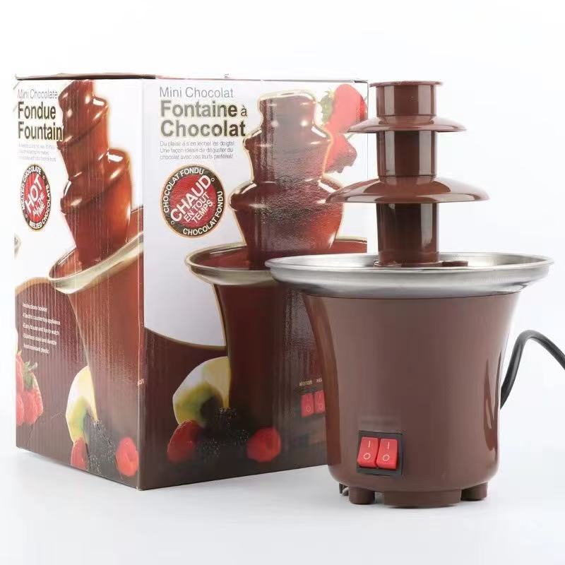 ミニチョコレートファウンテンマシン 小型子供用家庭用 自己加 - Chocolate Fountain Commercial のレビューと価格
