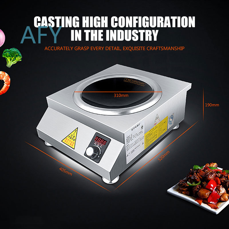 ハイパワー6000W誘導調理器、ホテルレストラン業務用キッチ - Commercial Kitchen Induction のレビューと価格