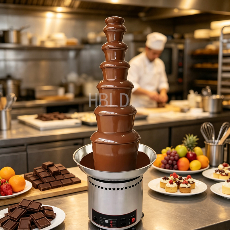 ステンレス製チョコレートファウンテン滝状マシン、溶解・保温機 - Chocolate Fountain Commercial のレビューと価格